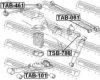 FEBEST TAB-101 Control Arm-/Trailing Arm Bush